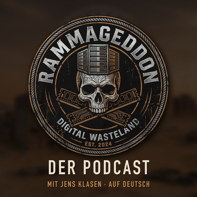 Cover des deutschen Podcasts „RAMmageddon — DigitalWasteland“